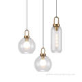 Industrial Pendant Lamp Industrial Vintage Amber Glass Lampshade e27 Pendant Light Supplier